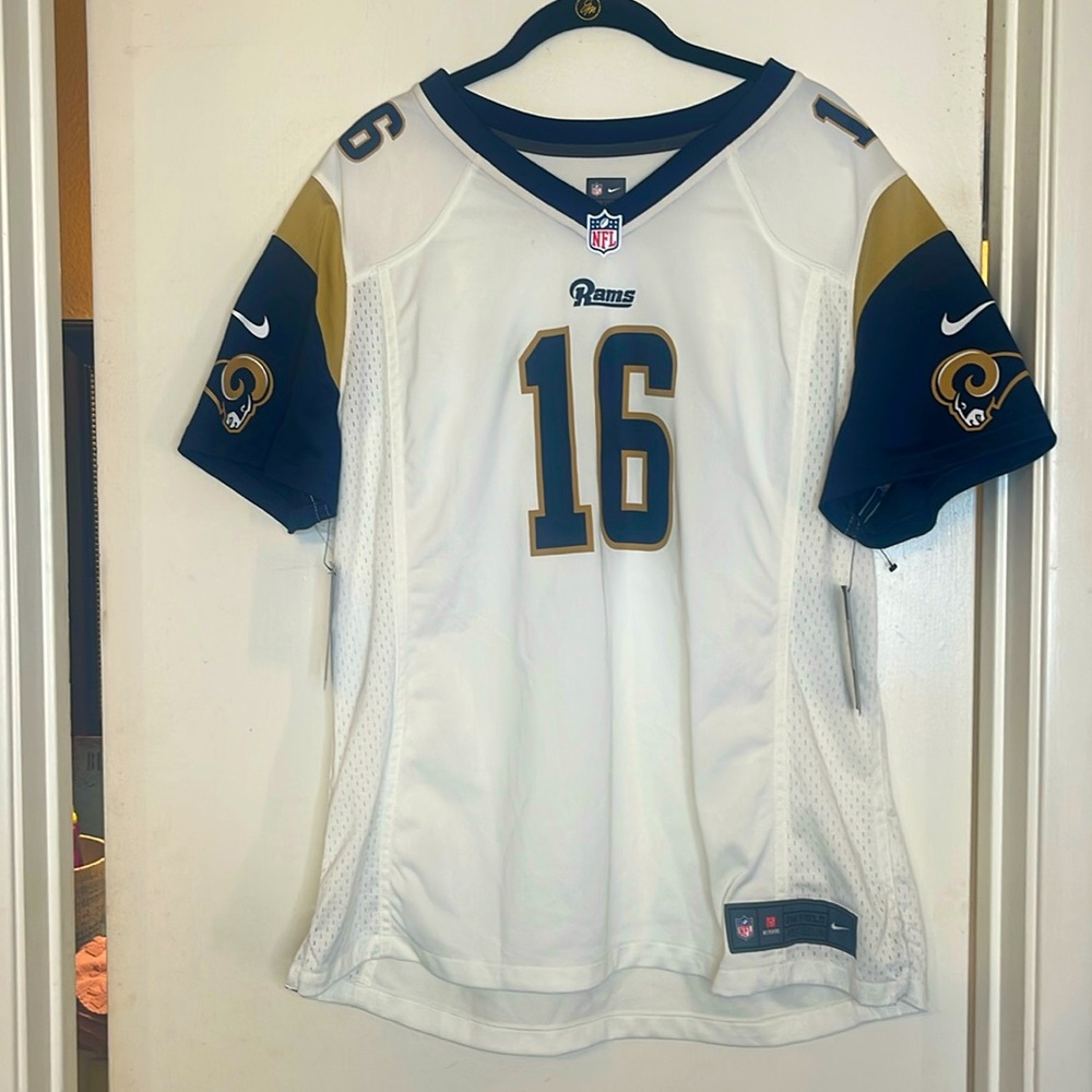NFL on field Rams Goff women’s pullover jersey Women’s size XXL